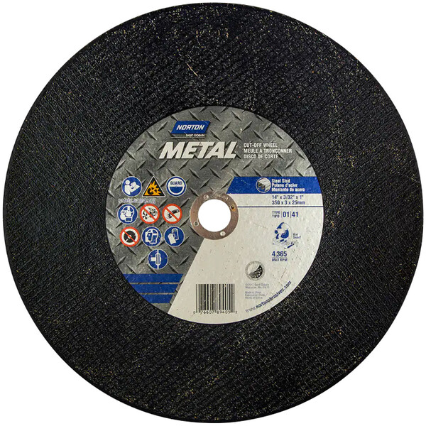 7660789405 14 X 3/32 X 1 TYPE 01 CUTTING WHEEL*